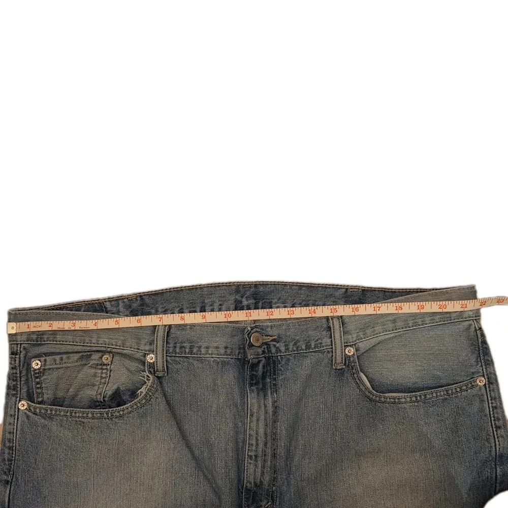 LEVI'S 559 Relaxed Straight Denim Jeans Medium Wash Tag 42×30 (Hemmed to‎ 29" L) - Picture 4 of 9